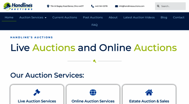handlinesauctions.com