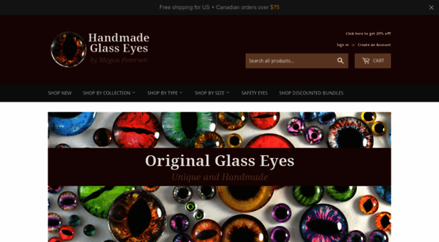 handmadeglasseyes.com