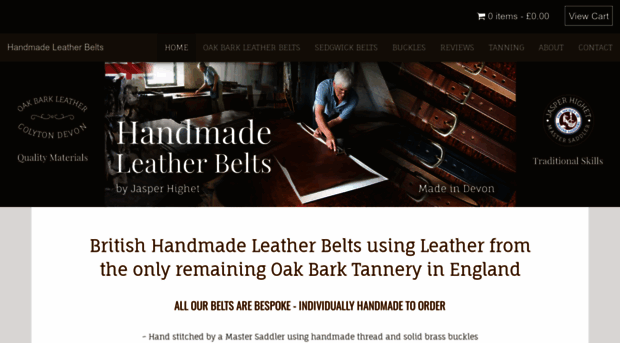 handmadeleatherbelts.co.uk