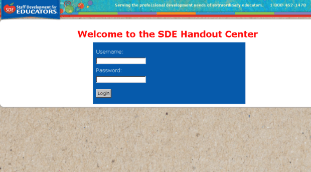 handouts.sde.com