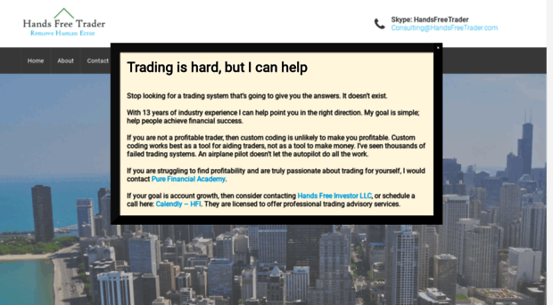 handsfreetrader.com