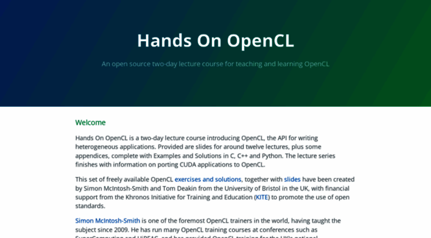 handsonopencl.github.io