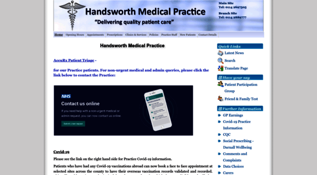 handsworthmedicalpractice.co.uk