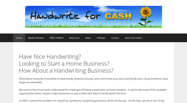 handwriteforcash.com