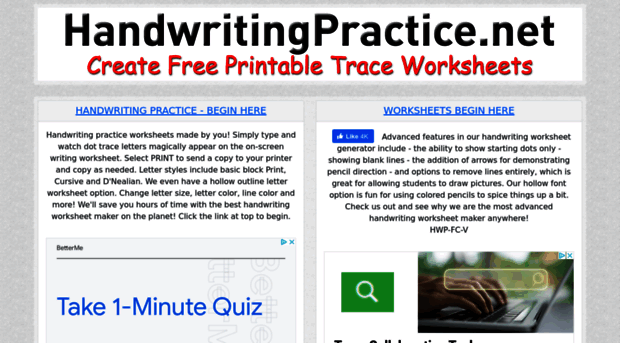 handwritingpractice.net