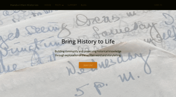 handwrittenhistories.com