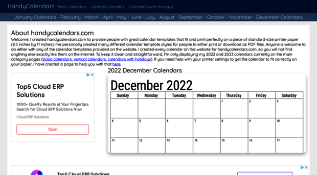 handycalendars.com