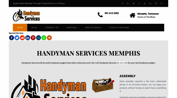 handymanservicesmemphis.com