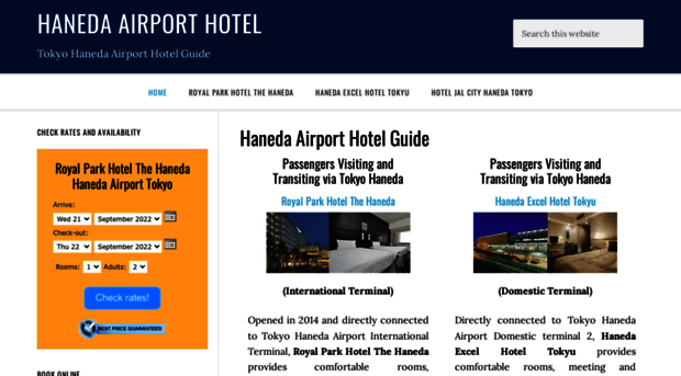 hanedaairporthotel.com