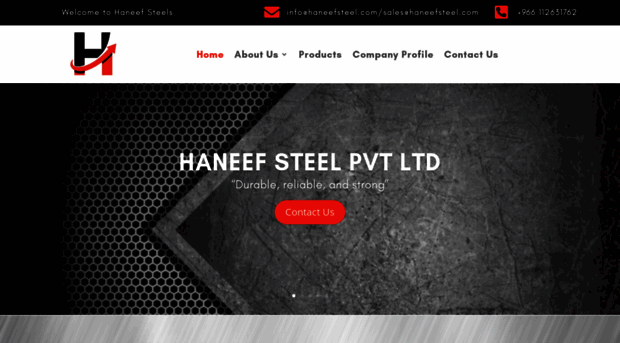 haneefsteel.com