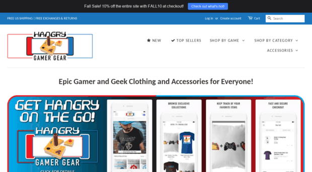 hangrygamergear.com