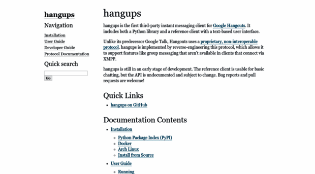 hangups.readthedocs.io