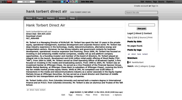 hank-torbert-direct-air.wikidot.com