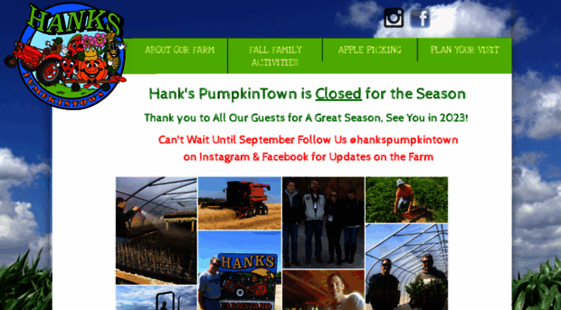 hankspumpkintown.com