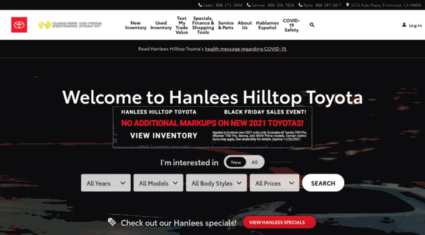 hanleesrichmondtoyota.com