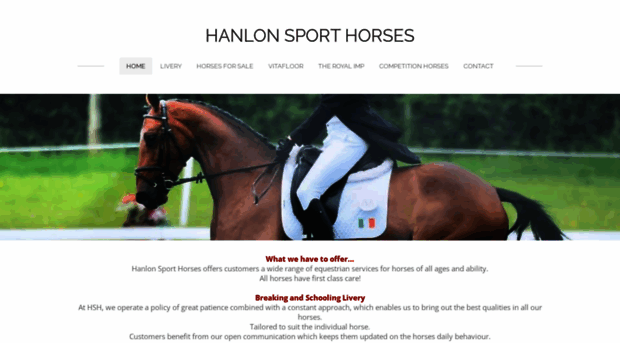 hanlonsporthorses.com