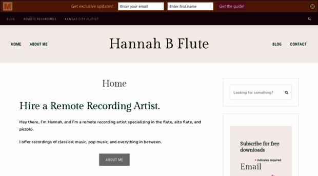 hannahbflute.com
