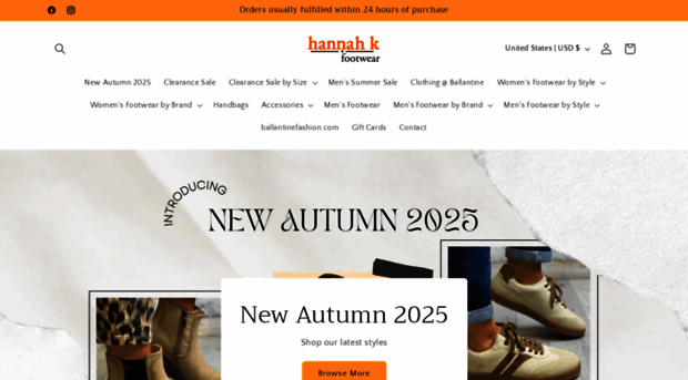 hannahkfootwear.com