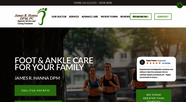 hannapodiatry.com