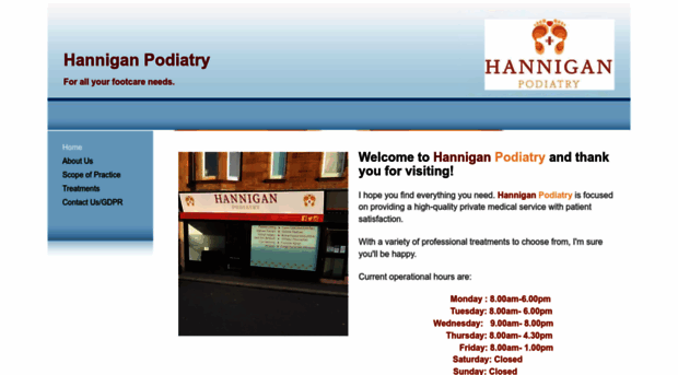 hanniganpodiatry.co.uk