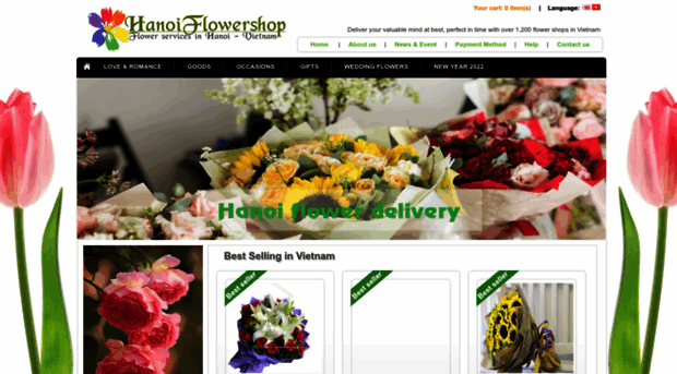 hanoiflowershop.com