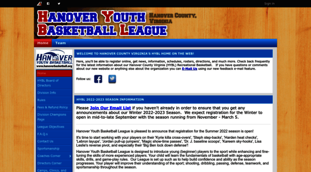 hanoverbasketball.org