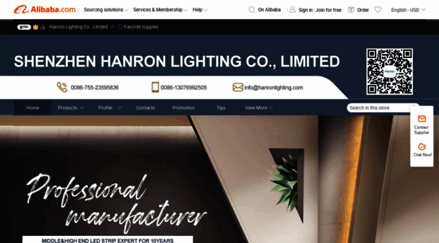 hanronlighting.en.alibaba.com