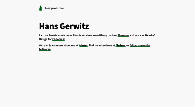 hans.gerwitz.com