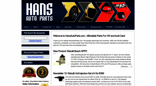 hansautoparts.com