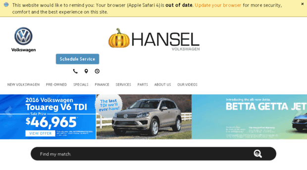 hanselvolkswagen.com