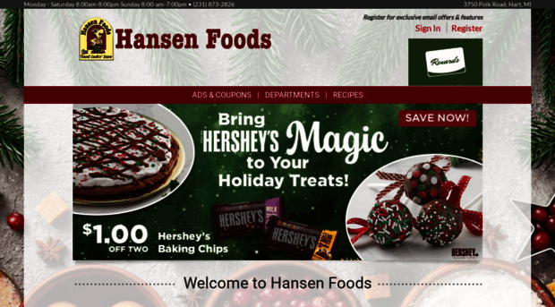 hansenfoodshart.com