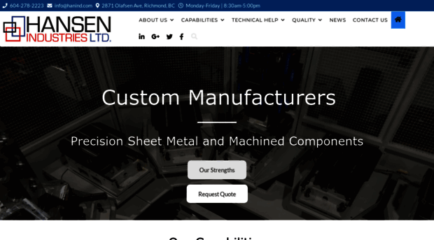 hansenindustries.com