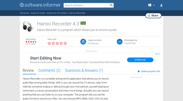 hanso-recorder.software.informer.com