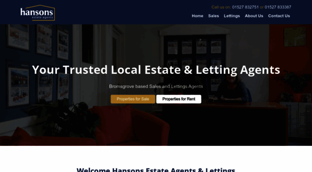 hansonsestateagents.com