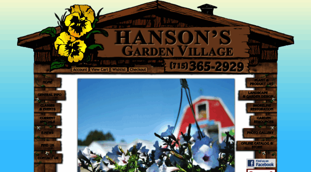 hansonsgardenvillage.com