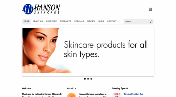 hansonskincare.com