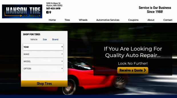 hansontireservice.com