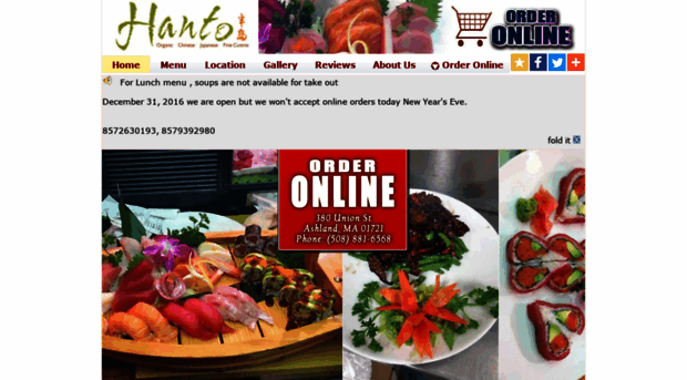 hantorestaurant.com