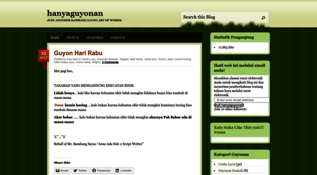 hanyaguyonan.wordpress.com