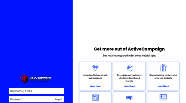 hanyhussain.activehosted.com