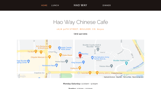 haowaychinesecafe.com