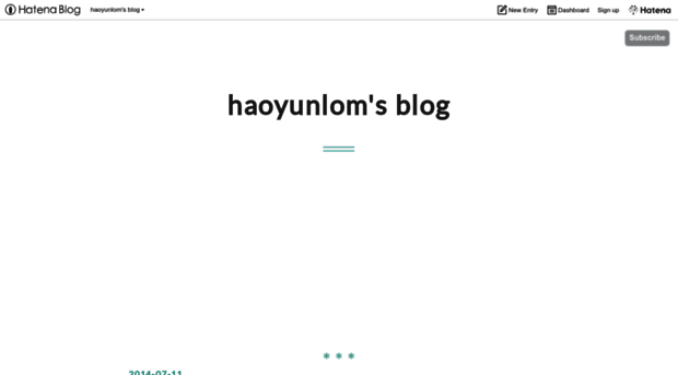 haoyunlom.hatenablog.com