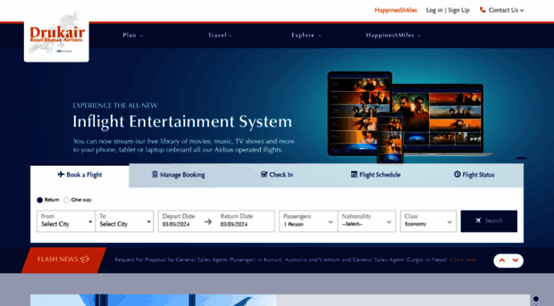 happiness.drukair.com.bt