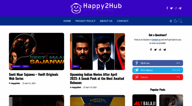 happy2hub.in