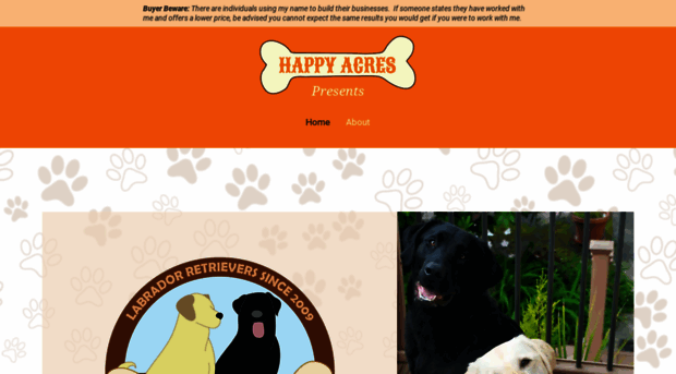 happyacresdog.com