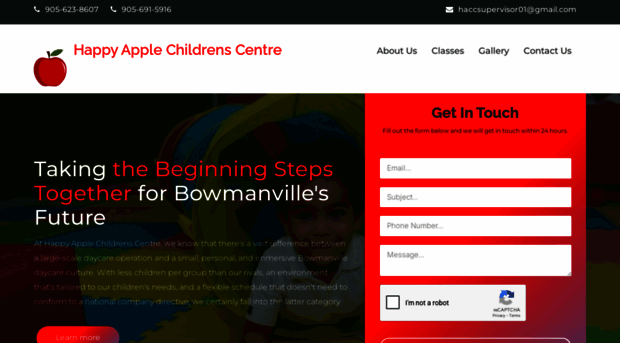 happyapplechildrenscentre.com