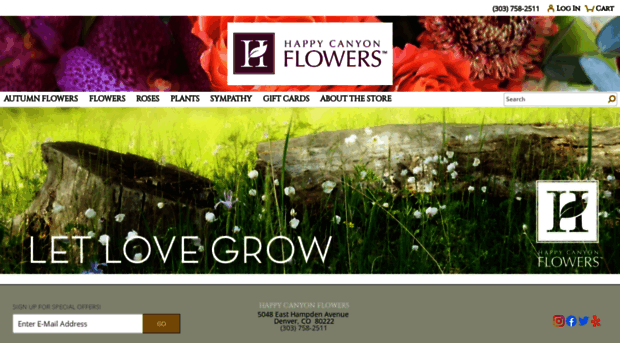 happycanyonflowers.com