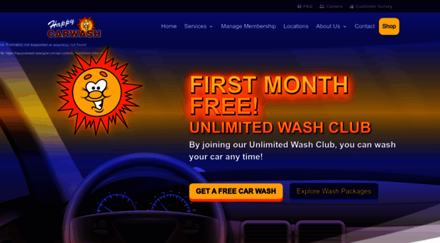 happycarwash.net