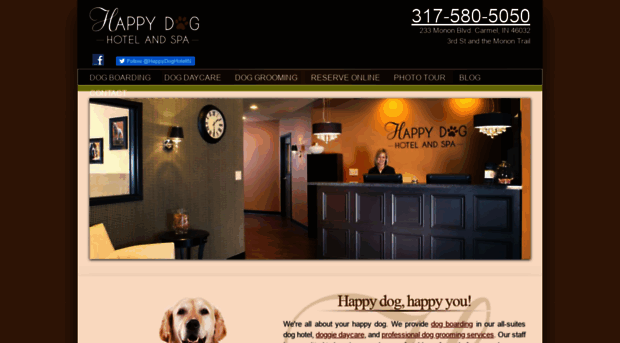 happydoghotelandspa.com