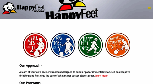 happyfeetsoccer.com